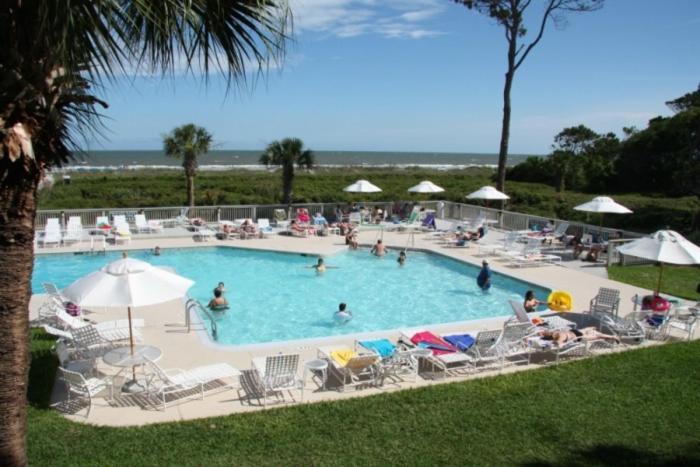 Ocean Villas Deluxe - Oceanfront Villa - Steps To Beach - Great Location - Heated Pool April Hilton Head Island Exterior foto